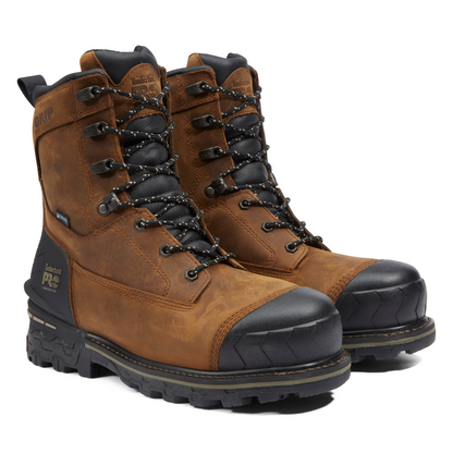 Men's Timberland PRO 8IN BOONDOCK HD NT WP - BROWN - TB1A29TG2141