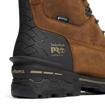 Men's Timberland PRO 8IN BOONDOCK HD NT WP - BROWN - TB1A29TG2141