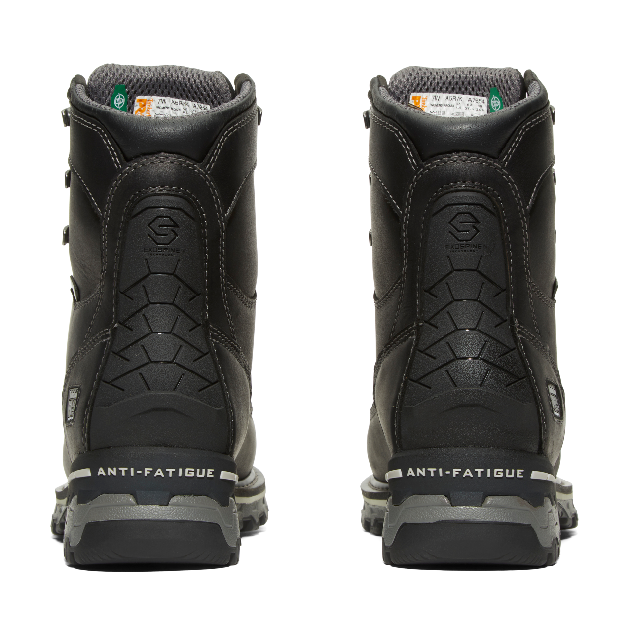 Women's Timberland PRO 8IN BOONDOCK CT WP FP INS 200G CSA - BLACK - TB1A5R7K0011