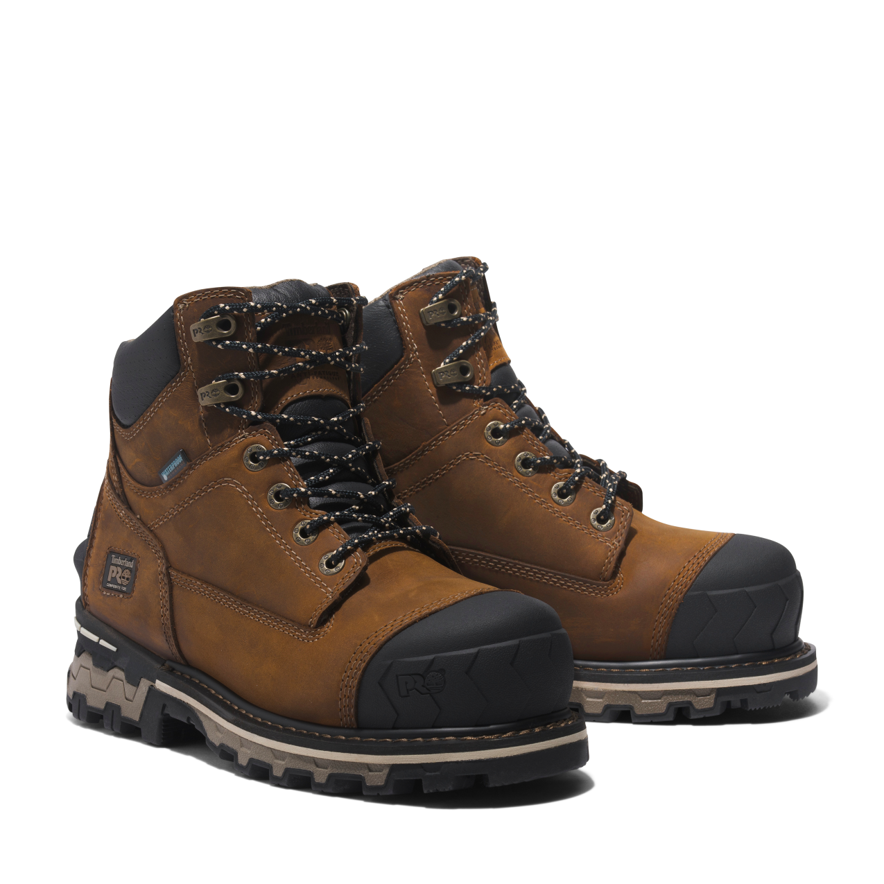 Women's Timberland PRO 6IN BOONDOCK CT WP - BROWN - TB1A5R9T2141