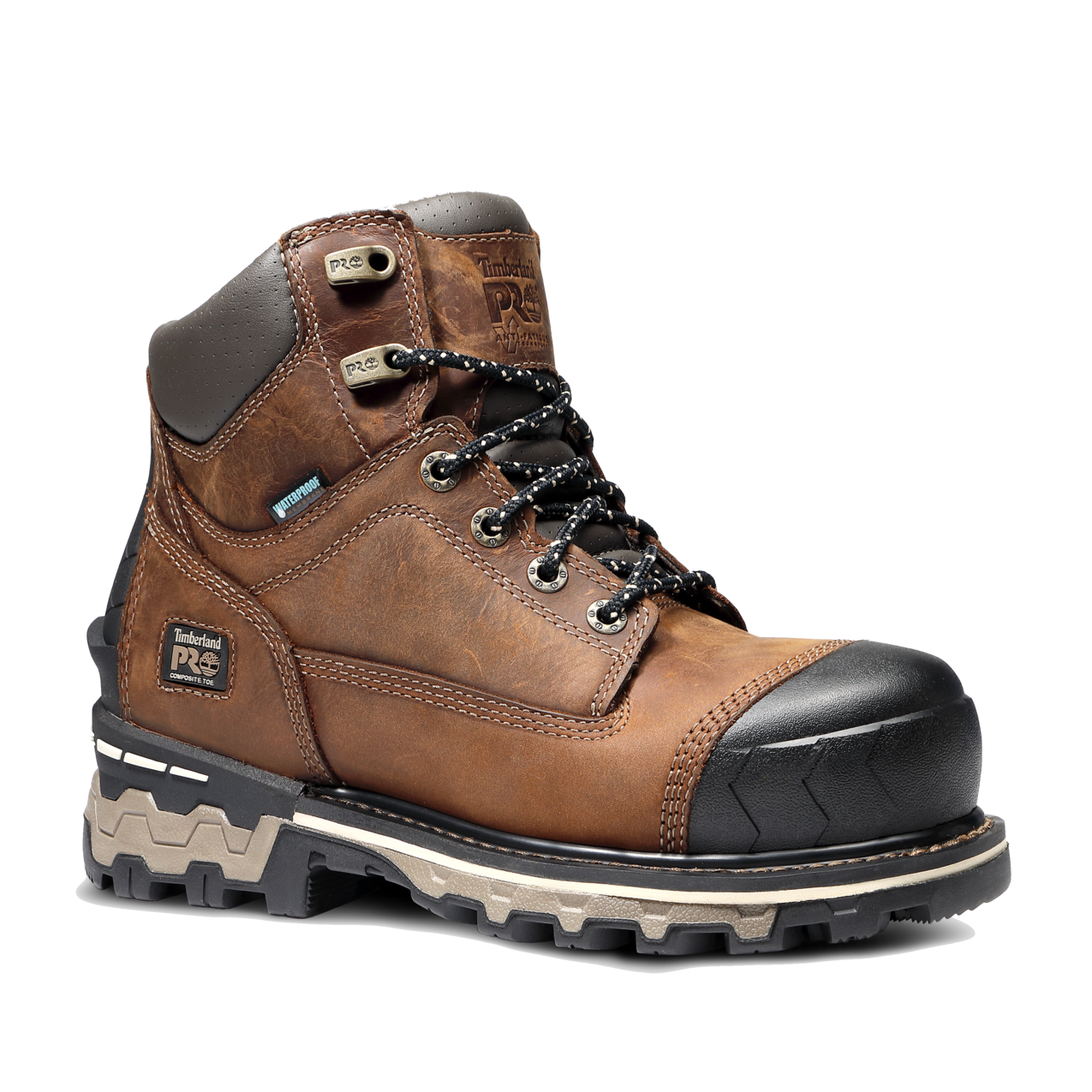 Women's Timberland PRO 6IN BOONDOCK CT WP - BROWN - TB1A5R9T2141