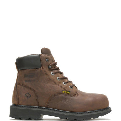 Men's McKay Waterproof Steel-Toe 6” Work Boot - Brown - W05679