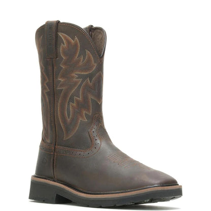 Men's Rancher Square-Toe Steel-Toe Wellington - Brown - W10702