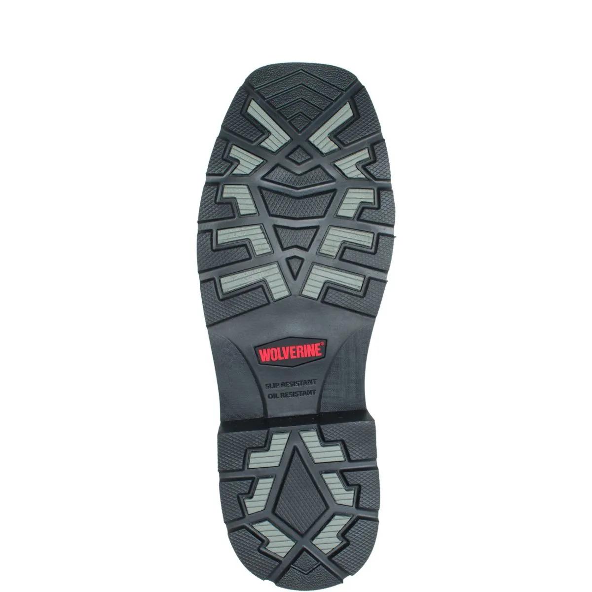 Men's Rancher Square-Toe Steel-Toe Wellington - Brown - W10702
