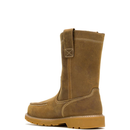 Men's Floorhand Moc-Toe Pull-On Work Wellington - Brown - W250029