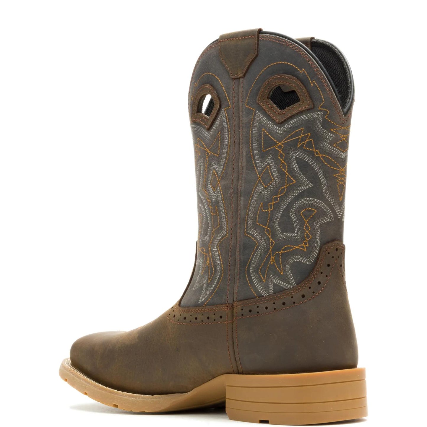 Men's Wheatland Pull-On Steel-Toe Work Wellington - Brown - W261049