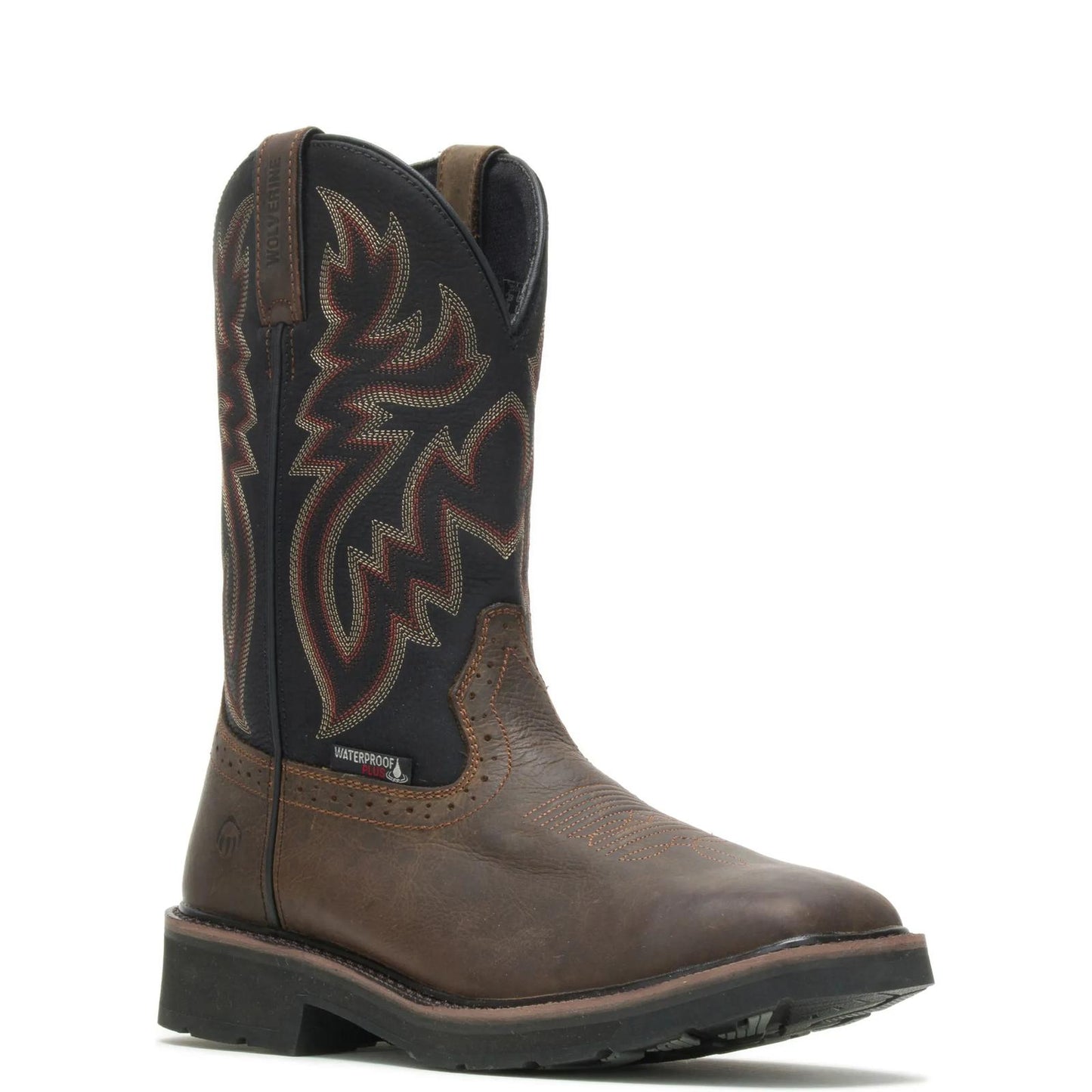 Men's Rancher Waterproof Wellington Work Boot - Black - W10768