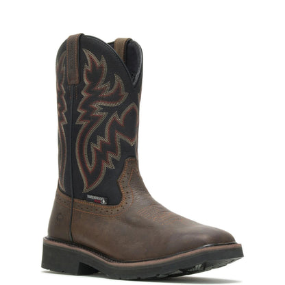 Men's Rancher Waterproof Wellington Work Boot - Black - W10768