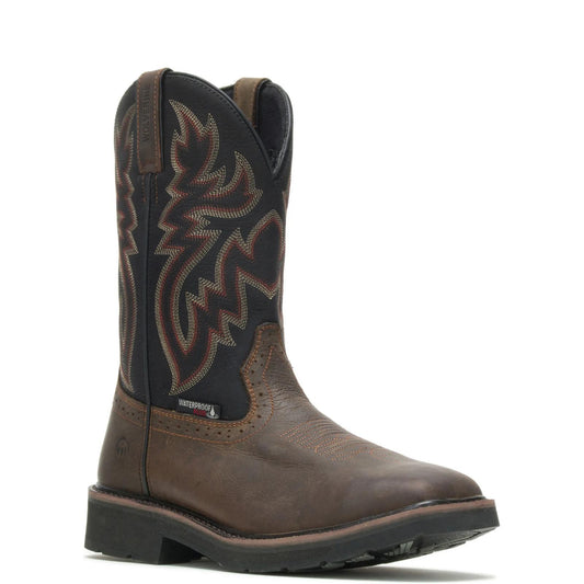 Men's Rancher Waterproof Wellington Work Boot - Black - W10768