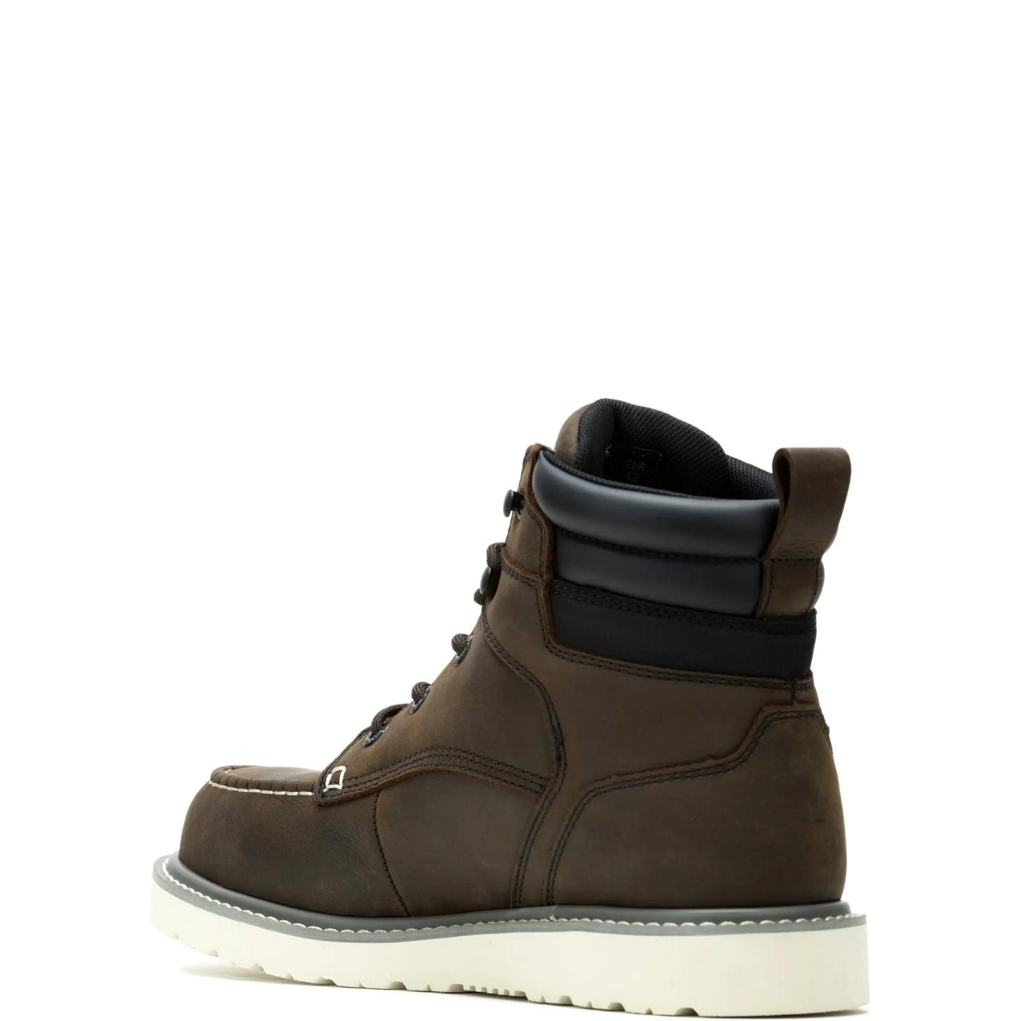 Men's Trade Wedge 6" Moc-Toe Steel-Toe Work Boot - Brown - W231102