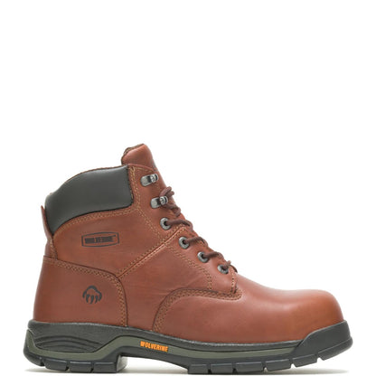 Men's Harrison Lace-Up 6" Work Boot - Brown - W04906