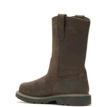 Men's Floorhand Met-Guard Steel-Toe Wellington Work Boot - Brown - W231025