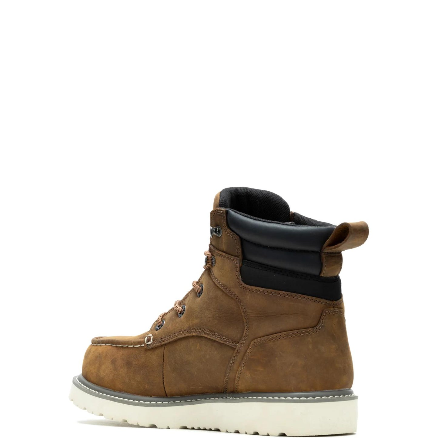 Men's Trade Wedge 6" Moc-Toe Steel-Toe Work Boot - Brown - W231103