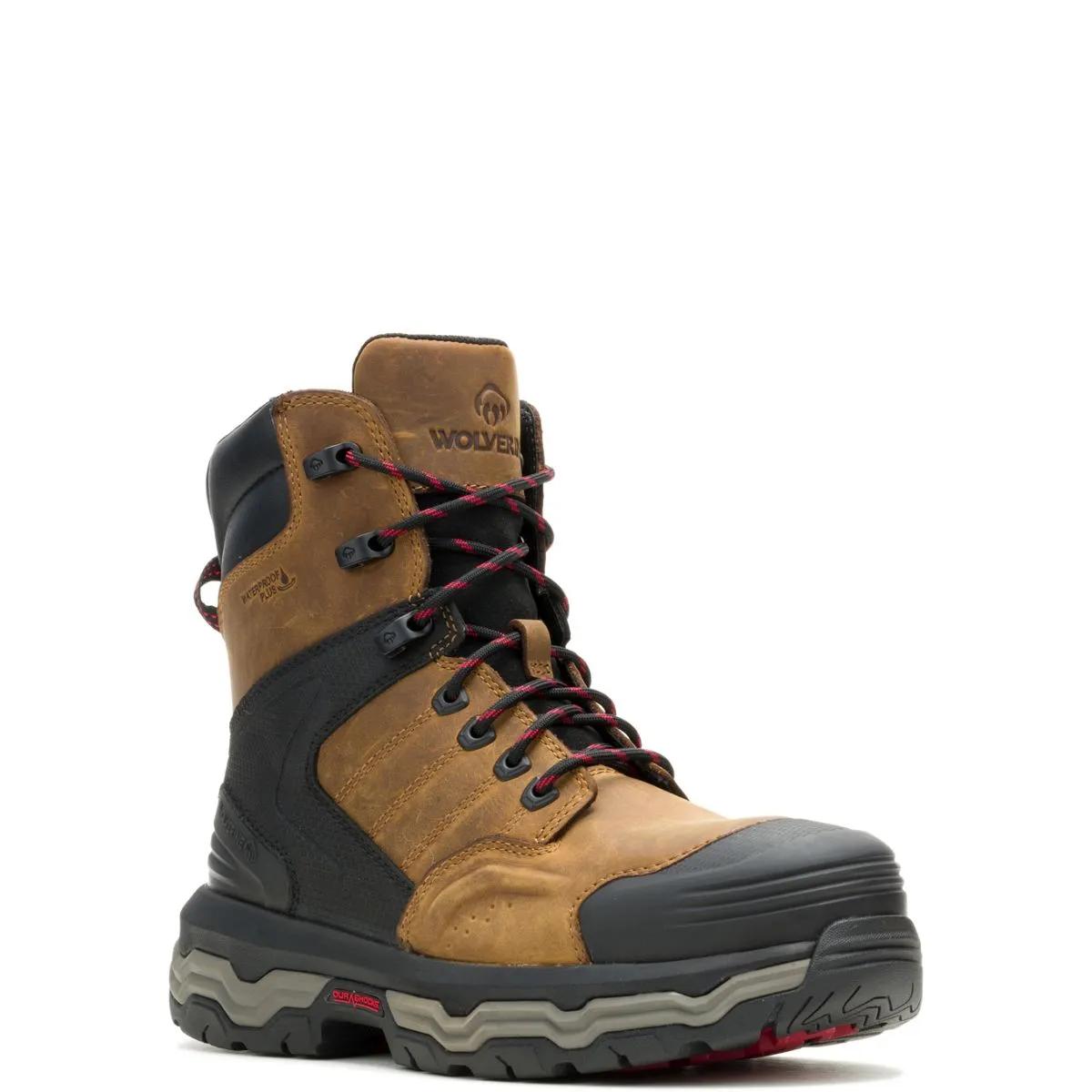 Men's Alpha ft Wolverine Infinity System 8" Work Boot - Brown - W250053