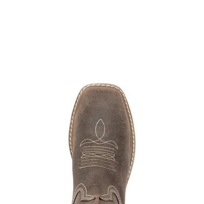 Men's Bronc Wedge Pull-On Steel-Toe Work Wellington - Brown - W251084