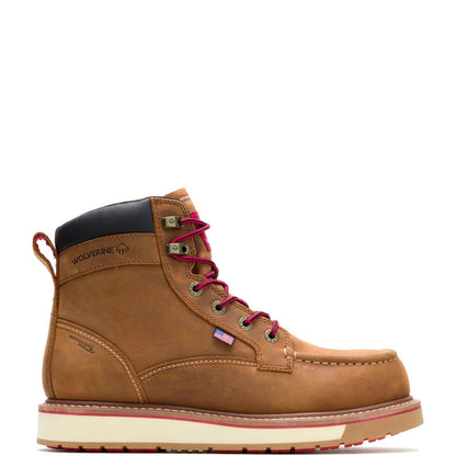Men's USA-Built Loader ft DuraShocks® 6" Work Boot - Brown - W260098