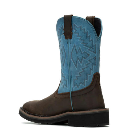 Women's Rancher Arrow Steel-Toe Wellington Work Boot - Blue - W241053