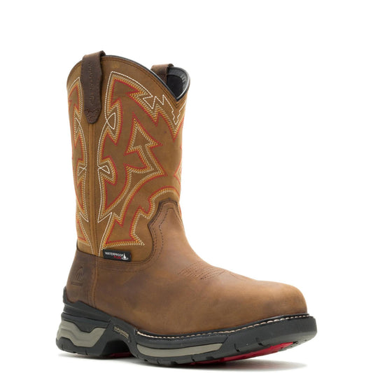 Men's Rancher ft Wolverine Infinity System Pull-On CarbonMAX® Work Wellington - Brown - W251109