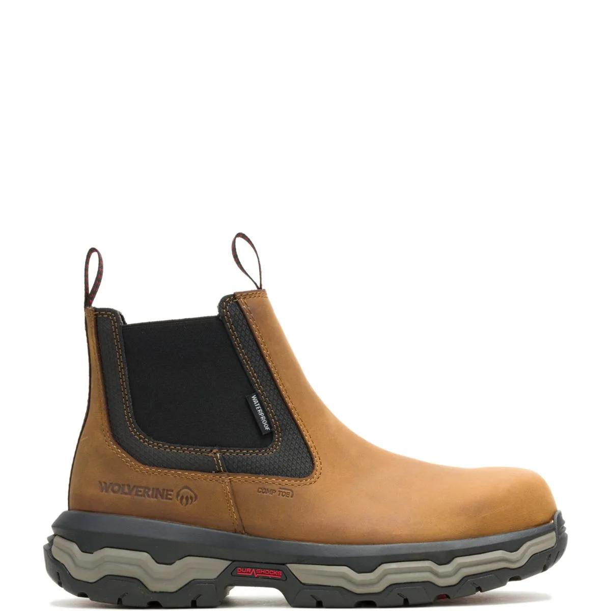 Men's Alpha ft Wolverine Infinity System CarbonMax® Slip-On Work Romeo - Brown - W251136