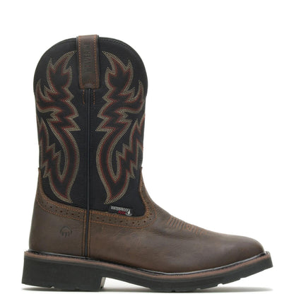 Men's Rancher Waterproof Wellington Work Boot - Black - W10768