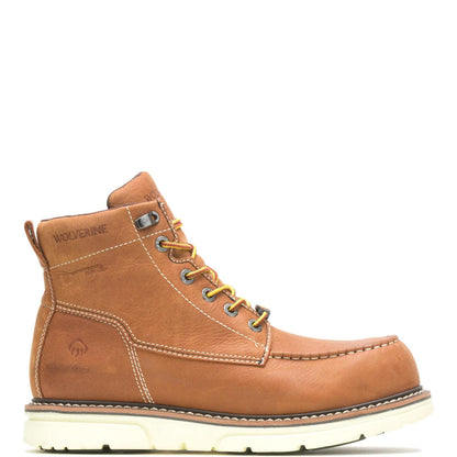 Men's I-90 DuraShocks® Moc-Toe CarbonMAX® 6" Work Boot - Brown - W201097