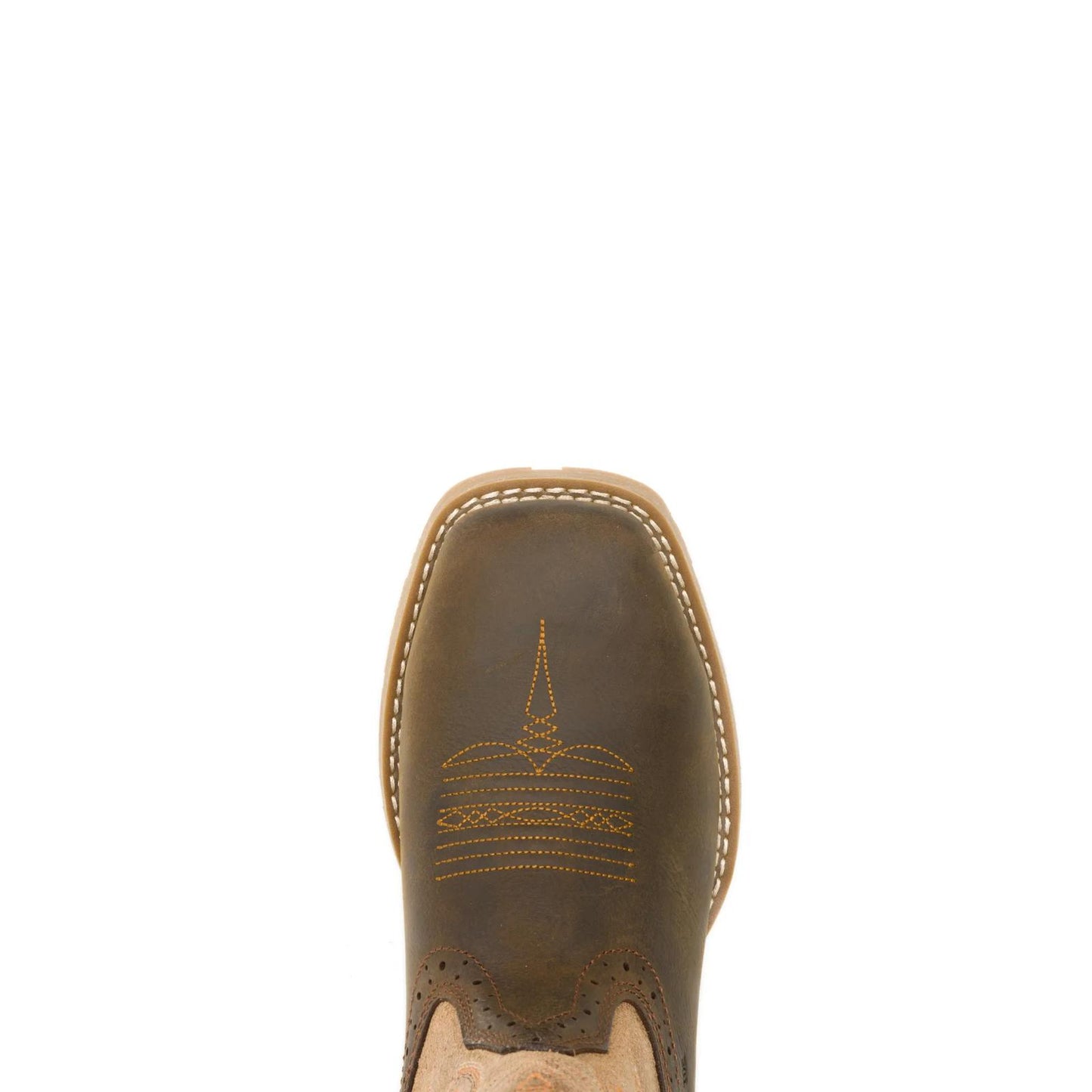Men's Wheatland Pull-On Steel-Toe Work Wellington - Brown - W261051