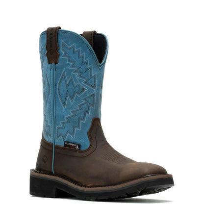 Women's Rancher Arrow Steel-Toe Wellington Work Boot - Blue - W241053