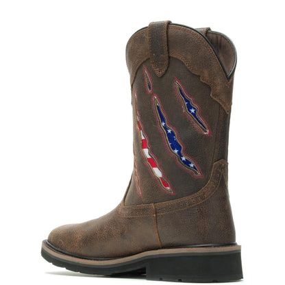 Men's Rancher Claw Steel Toe Wellington - Brown - W201218