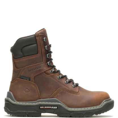 Men's Raider DuraShocks® Waterproof 8" Work Boot - Brown - W05680