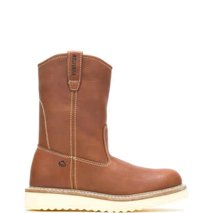Men's 10" Wellington Work Boot - Brown - W08285