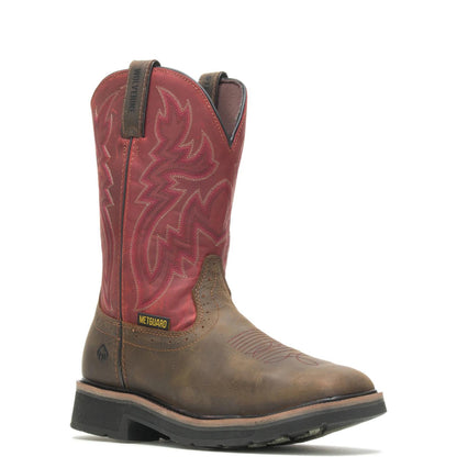 Men's Rancher Met Guard Steel-Toe Wellington - Brown - W10929