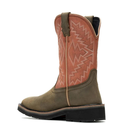 Women's Rancher Arrow Steel-Toe Wellington Work Boot - Pink - W241052