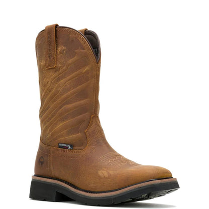 Men's Rancher Flag LX Wellington Work Boot - Brown - W240056
