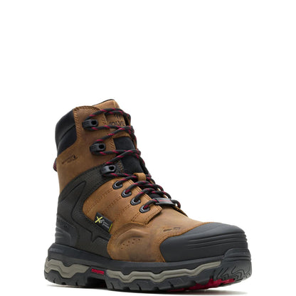 Men's Alpha Ft Wolverine Infinity System 8" Met Guard CarbonMAX Work Boot - Brown - W261059