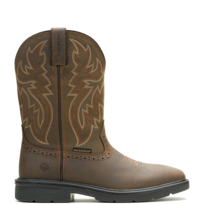 Men's Rancher Level Pull-On Work Wellington - Brown - W250069