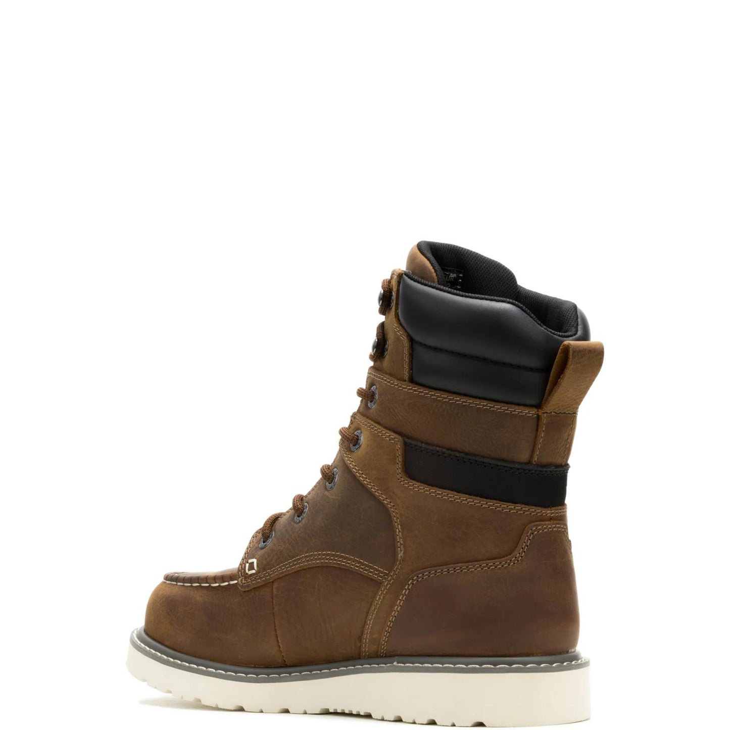 Men's Trade Wedge 8" Moc-Toe Steel-Toe Work Boot - Brown - W251055