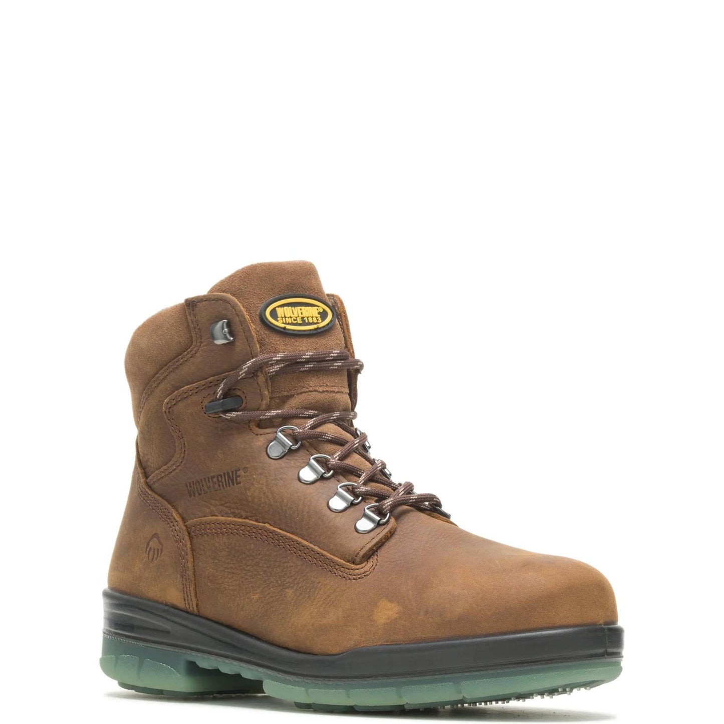 Men's I-90 DuraShocks® Waterproof Insulated Steel Toe 6" Work Boot - Brown - W03294