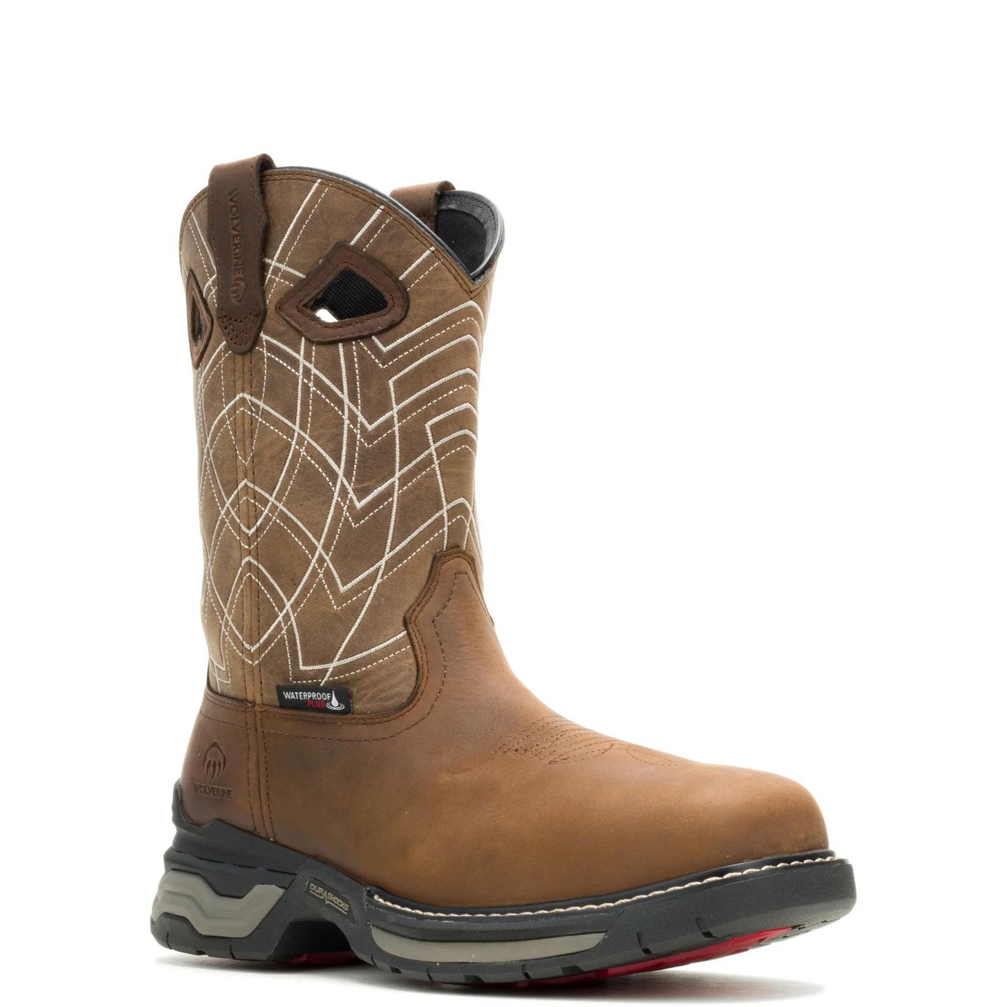 Men's Rancher ft Wolverine Infinity System Pull-On CarbonMAX® Work Wellington - Brown - W251113