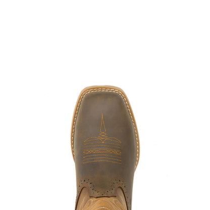 Men's Wheatland Pull-On Steel-Toe Work Wellington - Brown - W261050