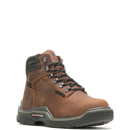 Men's Raider DuraShocks® Waterproof 6" Met-Guard Work Boot - Brown - W211165