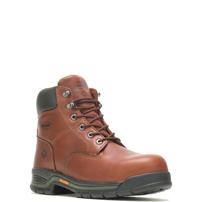 Men's Harrison Lace-Up 6" Work Boot - Brown - W04906