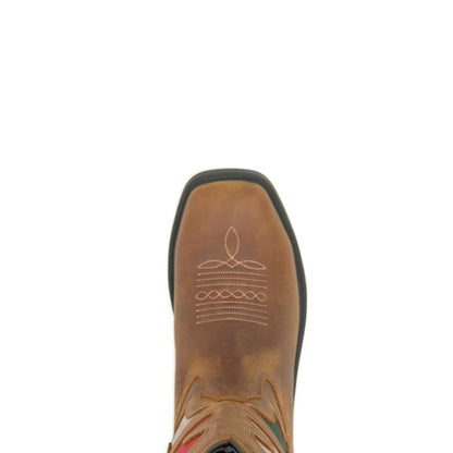 Men's Rancher Flag Steel-Toe Wellington Work Boot - Brown - W241183