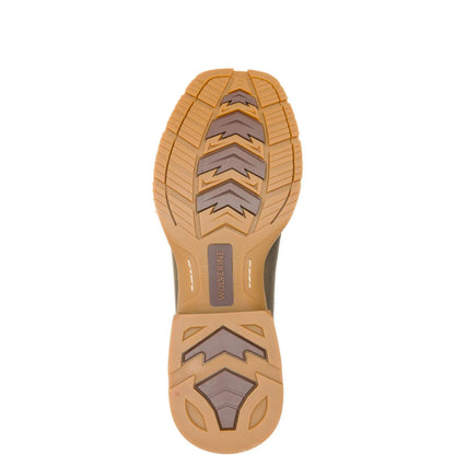 Men's Wheatland Pull-On Steel-Toe Work Wellington - Brown - W261050
